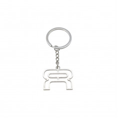 BRELOK FR - KEY HOLDER - FR LOGO - Srebrny