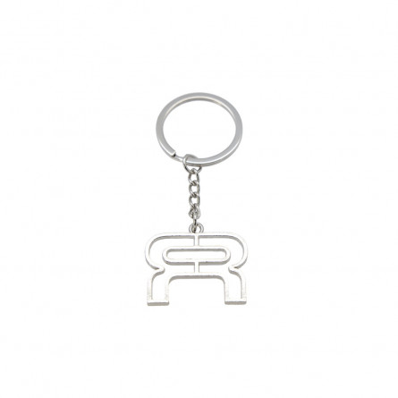 BRELOK FR - KEY HOLDER - FR LOGO - Srebrny