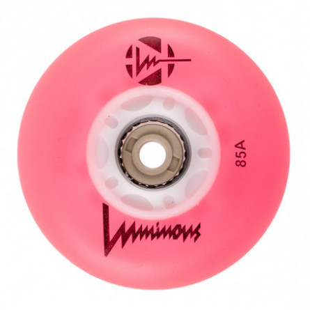 LUMINOUS LED WHEELS - PINK - 80 mm x4