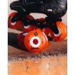 LUMINOUS LED WHEELS - ORANGE - 76 mm x4