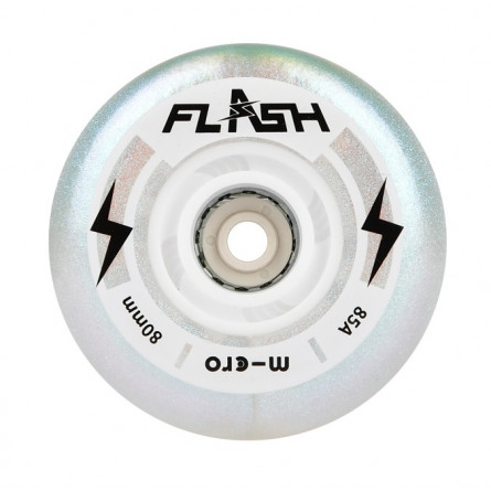 MICRO FLASH WHEELS 76/80 mm - PEARL x4