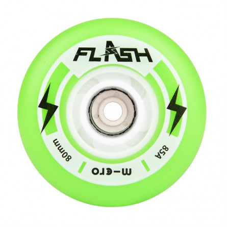 MICRO FLASH WHEELS 76/80 mm - GREEN x4