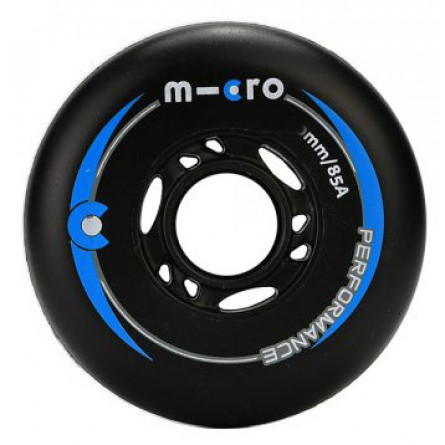 MICRO PERFORMANCE WHEELS - BLACK 80mm x4