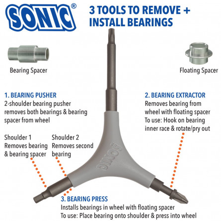 SONIC - Pro Tool + T (Long T25 Torx) - 1 